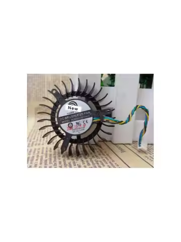 for Power Logic PLB05010S12H-3 12V 0.27A 4-Wire GPU Cooling Fan, 55x55x13mm, Replacement for XFX 980
