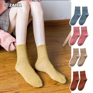 ELSIE 1 Pair Women Long Socks Maternity Stocking Muslimah Socks Sleeping Socks Winter Stoking Panjang