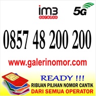 Nomor Cantik IM3 Indosat Prabayar Support 5G Nomer Kartu Perdana 0857 48 200 200