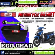 BKP EGO GEAR Motorcycle Basket Plastic Quality Yamaha EGO Gear Bakul PVC Motorsikal siap besi bracke