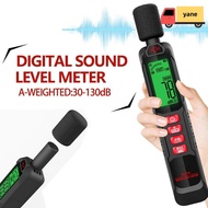 YANE Sound Level Meter, Windproof 30-130dB Noise Meter, Professional 125Hz-8KHz Digital Display Deci
