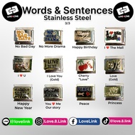 Diy Decoration Charm Bracelet Italian [Words & Sentence] (3/3)