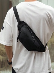 Bolso de pecho para hombres, versión coreana de estilo Ins, deportivo, de hombro, casual, bandolera para estudiantes, bandolera para mujeres, bolso para hombre.