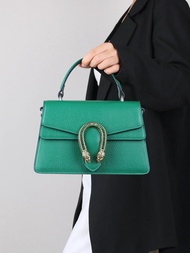 New store opening 50% discount for only three daysHigh-End Womens Handbag 2024 New Fashion Metal Gre