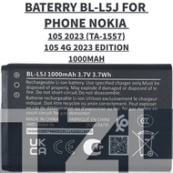 BATTERY NOKIA PHONE  BA-L4M 220 4G 235 4G 3210 BL-L5H 105 4G 110 4G 125 150 BL-L5J 105 2023 1450MAH 