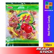 【50 pcs】Red Plum Candy Gula Asam Mei 梅心糖【SnackHouse99】