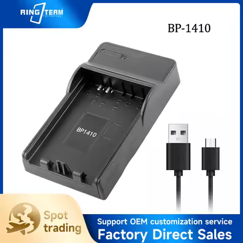 ED-BP1410 BP-1410 BP1410 Battery USB Charger with 30CM USB Cable Compatible with Samsung NX30 WB2200