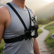 Vlogging POV Chest Strap Mount for Cellphone GoPro Chest Holder