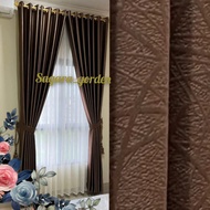 Gorden Jendela Ruang Tamu horden jendela pendek 2 kaca gorden blackout tirai pintu kamar tidur pintu