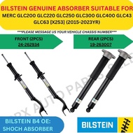 BILSTEIN GENUINE ABSORBER (FRONT, REAR) FOR MERC GLC200 GLC220 GLC250 GLC300 GLC400 GLC43 GLC63 [C25