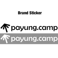 PAYUNG.CAMP Brand Sticker - Transparent