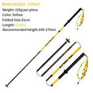 2PC AONIJIE E4214 ไĐi bộ đường dài bằng sợi carbon Xuyên quốc gia Ba Lan gấp đi bộ Gậy đi bộ nhẹ để