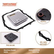 TRANSPEED A604 40TE 41TE 41TES Auto Transmission Oil Filter 4504048 4431722 Oil Pan Gasket For CHRYS