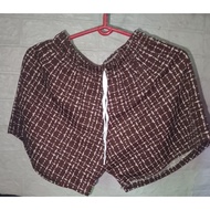 Crepe shorts for women