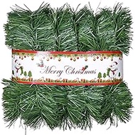 DearHouse 40 Foot Christmas Garland, Artificial Pine Garland Holiday Decor for Outdoor or Indoor Home Garden Artificial Green Greenery, or Fireplaces Holiday Party Decoration