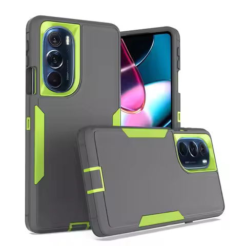 for Moto Edge+ Plus 2022 Cover, Heavy Duty Shockproof Support Magnetic Car Mount Protective Bumper C