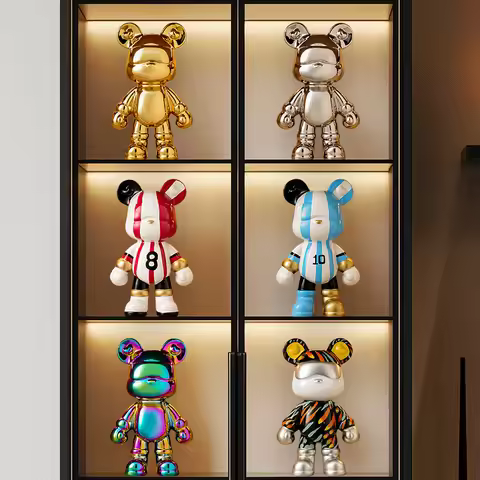 Violent Bear Decoration Set: Luxury, High-End Living Room Wine Cabinet, TV Cabinet, Drawer, Clothing