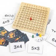 99 Multiplication Table Math Toy Arithmetic Teaching Aids Montessori Educational Wooden Toys for Kid