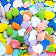A482 10 pcs pastel cabochon flatback charm resin cartoon cute kawaii diy accessory decoden cream glu