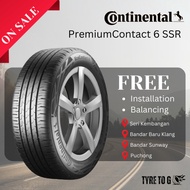ON SALE Continental PC6 SSR - YEAR 2025 (245/40 R19) (245/40R19) (245 40 19) (2454019)