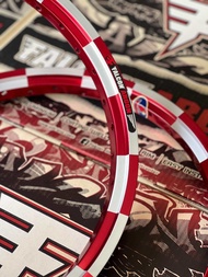 วงล้อหมากรุก FALCONE. ARGON(ตรงสีขาวยิงทราย)ขนาด 1.4-17 ขายเป็นคู่ 1คู่=2วงของแท้ 100%