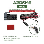 AZDOME Rear Camera for M17PRO/M01PRO/BN03/M63 Lite/M550PRO Dash Cam WR02 WR03 WR05 WR06