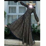 Abaya Gamis Maxi Arab Saudi Turkey India Dubai Dress Brokat Cinderella