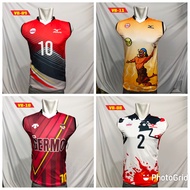jersey voli printing kaos atasan proliga liga japan baju voly volly volley