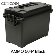 Black AMMO Storage Box High-strength Plastic Box Multifunctional Modification Box for Fishing Gear B