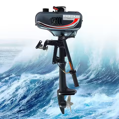 3.5HP 2-Stroke Outboard Motor 49CC 2.5KW Fishing Boat Engine with CDI Water Cooling Air Cooling Syst