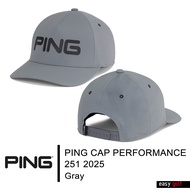 PING CAP PERFORMANCE 251 2025 PING CAP MEN หมวกกอล์ฟ หมวกกีฬาผู้ชาย