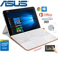 ASUS Transformer mini T102H Intel X5 Quad Core 1.4 - 1.9 GHz Windows 10 64GB 2in1 Tablet PC Office Touch ID Desktop Laptop 10.1 Inch Screen WiFi HDMI Camera Computer Used