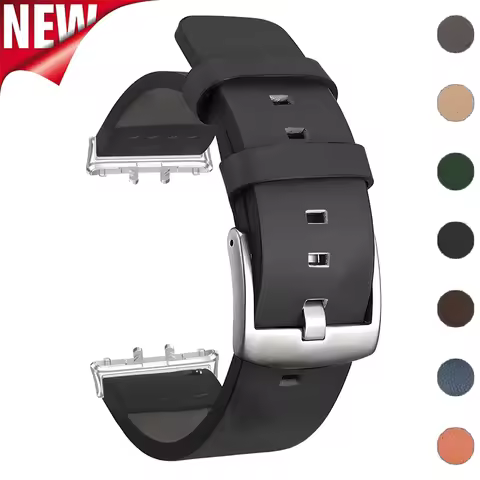 Leather Band for Samsuang Galaxy Watch Fit 3 18mm Watchband Quick Fit Strap for Galaxy Watch Fit3 Be