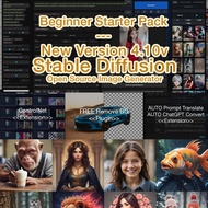Ai Image Generator Original Stable Diffusion Webui New Version Full Beginner Starter Pack
