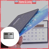 ci Credit Card Sized Solar Calculator Lightweight Durability Plastic Home Office Tool