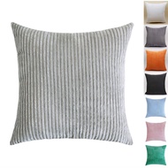 Custom size 30x50 40x40 45x45 50x50 55x55 60x60 65x65 70x70 cm Soft Jumbo Cord Corduroy Cushion Cove