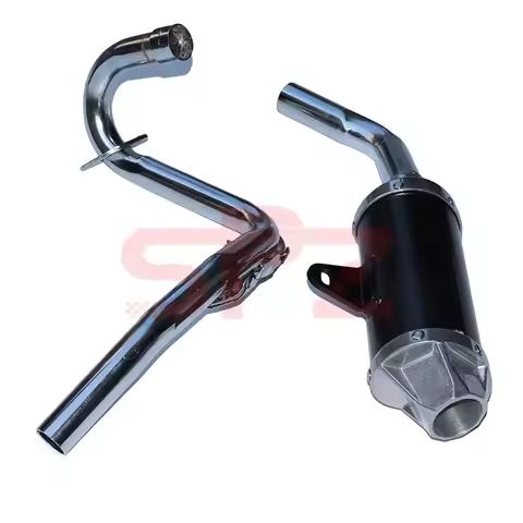 Motorcycle Exhaust Muffler Motorcycle Accessories Black Exhaust Systems for 50CC 110CC 125 CC