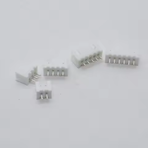 100Pcs JST XH2.54 2/3/4/5/6/7/8/10/12 Pin Terminals Plastic Shell Male Plug Socket Wire Connector XH