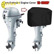 XIANS Motor Engine Boat Cover, Sun Protection Anti-scratch Full Outboard Engine Cover,  15-150HP 210