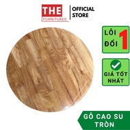 Rubber Wooden Table Top Round Wood Meat Size 60cm, 70cm High Quality Cheap - THE Furnitures