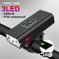 # Baijia Yipin #3T6ไฟหน้าจักรยาน LED USB ชาร์จได้โคมไฟสว่างมากไฟหน้ารถจักรยานเหมาะกับจักรยานเสือภูเขาอุปกรณ์เสริมจักรยานถนนทั้งหมด