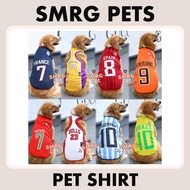 (XS-5XL) Pet Clothes Dog Cat Clothes Football Jersey Puppy Big Dog Kitten High Quality S M L XL XXL
