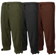 Medieval Men's Pants Warrior & Manor Servant Cosplay Shorts for Halloween Performance Renaissance Fa
