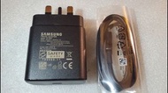 Samsung EP-TA845 超快速 45W電源適配器 USB-C to USB-C 5A功率數據線 Note10, S20U, S21FE, S22, A90, TabS8 系列通用 全新原裝正貨 每套$220 任意港鐵車站面交