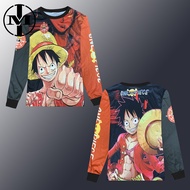 Kinwoo #8017 Longsleeve Jersey Motorcycle T-shirt motor Cycling Jersey Anime Design One Piece