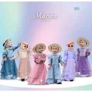 Marwa series by Zalira Kids Gamis anak perempuan terbaru Lebaran 2022