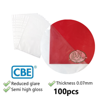 A4 Size Clear Sheet Protectors 11 Holes 100S PP Plastic Refill Sheets for 2D3D4D Ring Files