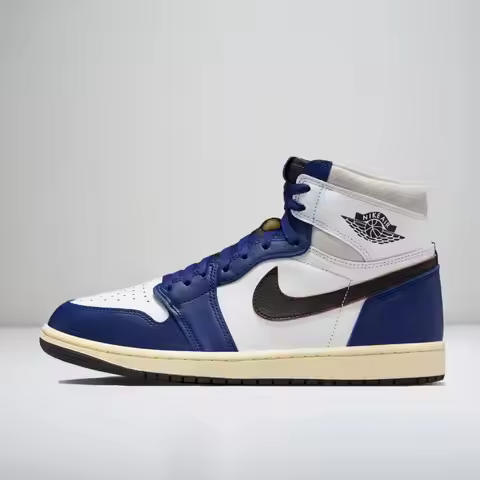 Nike Air Jordan 1 Retro High Classic Durable Breathable High-Top Retro Basketball Shoes Men's Style 