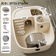 Warehouse Cage Golden Silk Double-Layer Luxury Villa with Running Wheel Oversized Transparent PP Sma