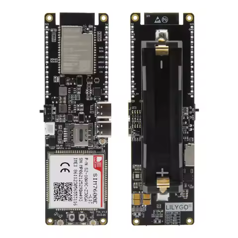 LILYGO® TTGO T-SIM7600E-L1C 4G LTE CAT4 USB Dongle Module ESP32 Chip WiFi Bluetooth 18650 Battery Ho